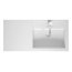 Riho Bologna Umywalka meblowa z półką 100x48 lewa cm biały połysk F7BO1100481111/W014003005 - zdjęcie 1