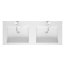 Riho Broni Umywalka meblowa podwójna 120x48 cm biały połysk F7BR112048122/W013014005 - zdjęcie 1