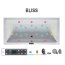Riho Delta Wanna narożna asymetryczna z hydromasażem BLISS prawa 150x80 cm akrylowa lewa, biała BB81005B1VH1147 - zdjęcie 4