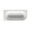 Riho Desire Corner LED Wanna narożna 170x77 cm z napełnianiem przez przelew z oświetleniem LED prawa biały mat B156008105 - zdjęcie 1