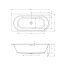 Riho Desire Corner LED Wanna narożna 184x84 cm z oświetleniem LED lewa + obudowa + nóżki biały mat B088002105 - zdjęcie 3