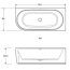 Riho Desire Corner LED Wanna narożna z hydromasażem 184x84 cm z napełnianiem przez przelew z oświetleniem LED lewa + obudowa + nóżki chrom/biały mat B088010105 - zdjęcie 3