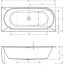 Riho Desire Corner LED Wanna narożna z hydromasażem 184x84 cm z oświetleniem LED lewa + obudowa + nóżki biały mat B088004105 - zdjęcie 3