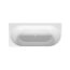 Riho Desire Corner LED Wanna narożna 184x84 cm z napełnianiem przez przelew z oświetleniem LED prawa + obudowa + nóżki chrom/biały B087008005 - zdjęcie 1