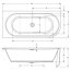 Riho Desire Corner LED Wanna narożna z hydromasażem 184x84 cm z napełnianiem przez przelew z oświetleniem LED prawa + obudowa + nóżki chrom/biały B087010005 - zdjęcie 3