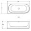Riho Desire Corner LED Wanna narożna z hydromasażem 184x84 cm z oświetleniem LED prawa + obudowa + nóżki biała B087004005 - zdjęcie 3
