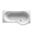 Riho Dorado Wanna prostokątna z hydromasażem FLOW lewa 170x90 cm, biała BA81005F1GF1009 - zdjęcie 1