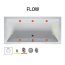 Riho Future Wanna prostokątna z hydromasażem FLOW prawa 170x75 cm akrylowa biała BC28005F1GF1003/B073004005 - zdjęcie 4
