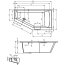 Riho Geta Wanna narożna asymetryczna z hydromasażem JOY lewa 160x90 cm akrylowa biała BA87005J1MH1145/B030006005 - zdjęcie 3