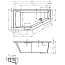 Riho Geta Wanna narożna asymetryczna z hydromasażem JOY prawa 160x90 cm akrylowa prawa biała BA86005J1MH1144/B029005005 - zdjęcie 3