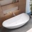 Riho Granada Wanna wolnostojąca asymetryczna 190x90 cm lewa biały mat BS20/B122001105 - zdjęcie 8