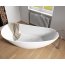 Riho Granada Wanna wolnostojąca asymetryczna 170x80 cm prawa biały mat B121001105 - zdjęcie 5