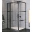 Riho Grid GB203 Kabina prostokątna 130x90x200 cm profile czarny mat szkło przezroczyste GB2130090/G004023121 - zdjęcie 1