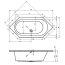 Riho Kansas Wanna narożna symetryczna z hydromasażem AIR prawa 190x90 cm akrylowa, biała BA97005A1GH1003/B035003005 - zdjęcie 3