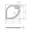 Riho Kolping Brodzik półokrągły 100x100x3 cm marmur syntetyczny, biały DB18/D004003005 - zdjęcie 3