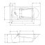 Riho Lazy Wanna prostokątna do zabudowy z hydromasażem Flow lewa 175x75 cm biała BC40005F1GF1003/B080004005 - zdjęcie 3