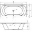 Riho Lima Wanna prostokątna z hydromasażem AIR lewa 190x90 cm akrylowa biała BB48005A1GH1009/B053007005 - zdjęcie 2