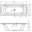 Riho Lima Wanna prostokątna z hydromasażem AIR prawa 160x70 cm akrylowa prawa biała BB42005A1GH1003/B050002005 - zdjęcie 2