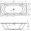 Riho Lima Wanna prostokątna z hydromasażem BLISS lewa 200x90 cm akrylowa biała BB49005B1VH1147/B054005005 - zdjęcie 2