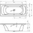 Riho Lima Wanna prostokątna z hydromasażem JOY prawa 150x70 cm akrylowa prawa biała BB40005J1MH1144/B049005005 - zdjęcie 3