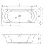 Riho Linares Wanna prostokątna z hydromasażem FLOW prawa 200x90 cm akrylowa biała BT49005F1GF1003/B144007005 - zdjęcie 3