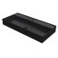 Riho Livit Glaze Top Umywalka wisząca lub meblowa 101x46 cm z 1 otworem na baterię czarny mat F70013/W006006304 - zdjęcie 2