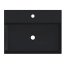 Riho Livit Glaze Top Umywalka wisząca lub meblowa 61x46 cm z otworem na baterię czarny mat F70004/W006002304 - zdjęcie 1
