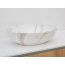 Riho Livit Marmic Umywalka nablatowa 52x39,5 cm biały mat W031001M00 - zdjęcie 3