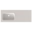 Riho Livit Velvet Slim Umywalka meblowa z półką 120,5x46 cm bez otworu na baterię biały mat F70031/W007009105 - zdjęcie 1