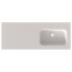 Riho Livit Velvet Slim Umywalka meblowa z półką 120,5x46 cm bez otworu na baterię biały mat F70033/W007011105 - zdjęcie 1
