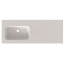 Riho Livit Velvet Top Umywalka meblowa lub wisząca z półką 120,5x46 cm bez otworu na baterię biały mat F70047/W008009105 - zdjęcie 1