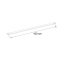 Riho Lucid Drążek stabilizujący 98,5 cm czarny mat 209632 - zdjęcie 2