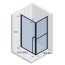 Riho Lucid GD201 Kabina prostokątna 100x80x200 cm profile biały mat szkło przezroczyste GD210W080/G005013122 - zdjęcie 2