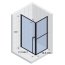 Riho Lucid GD201 Kabina prostokątna 80x100x200 cm profile biały mat szkło przezroczyste GD208W100/G005009122 - zdjęcie 2