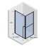Riho Lucid GD201 Kabina prostokątna 90x100x200 cm profile biały mat szkło przezroczyste GD209W100/G005012122 - zdjęcie 2