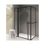 Riho Lucid GD203 Kabina prostokątna 120x90x200 cm profile czarny mat szkło przezroczyste GD212B090/G005020121 - zdjęcie 1