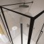 Riho Lucid GD203 Kabina prostokątna 120x90x200 cm profile czarny mat szkło przezroczyste GD212B090/G005020121 - zdjęcie 3