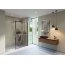 Riho Lucid GD400 Kabina Walk-in 100x200 cm profile czarny mat szkło przezroczyste GD410B000/G005026121 - zdjęcie 2