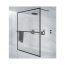 Riho Lucid GD401 Kabina Walk-in 100x200 cm profile czarny mat szkło przezroczyste GD310B000/G005030121 - zdjęcie 1