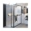Riho Lucid GD402 Kabina Walk-in 120x30x200 cm profile czarny mat szkło przezroczyste GD412B030/G005035121 - zdjęcie 1