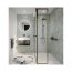 Riho Lucid GD402 Swing Kabina prysznicowa walk-in 90x40x200 cm profile czarny mat szkło przezroczyste G005059121 - zdjęcie 1