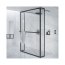 Riho Lucid GD404 Kabina Walk-in 90x30x200 cm profile czarny mat szkło przezroczyste GD309B030/G005037121 - zdjęcie 1