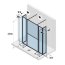 Riho Lucid GD404 Swing Kabina prysznicowa walk-in 180x40x200 cm profile czarny mat szkło przezroczyste G005069121 - zdjęcie 2
