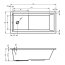 Riho Lusso Plus Wanna prostokątna z hydromasażem AIR prawa 170x80 cm akrylowa biała BA12005A1GH1003/B006002005 - zdjęcie 3