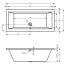 Riho Lusso Wanna prostokątna z hydromasażem FLOW prawa 170x75 cm akrylowa biała BA18005F1GF1003/B007011005 - zdjęcie 3