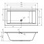 Riho Lusso Wanna prostokątna z hydromasażem JOY lewa 180x90 cm akrylowa biała BA77005J1MH1145/B026010005 - zdjęcie 3