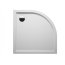 Riho Davos Brodzik półokrągły 80x80x4,5 cm, biały DA87/D002018005 - zdjęcie 1