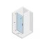 Riho Novik Z101 Drzwi prysznicowe uchylne 100x200 cm profile aluminiowe szkło przezroczyste z powłoką Riho Shield GZ1100000/G003003120 - zdjęcie 2