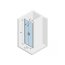 Riho Novik Z111 Drzwi prysznicowe wahadłowe 90x200 cm profile aluminiowe szkło przezroczyste z powłoką Riho Shield GZ6090000/G003004120 - zdjęcie 2