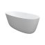 Riho Oval Wanna wolnostojąca 175x80 cm biały mat B152001105 - zdjęcie 1